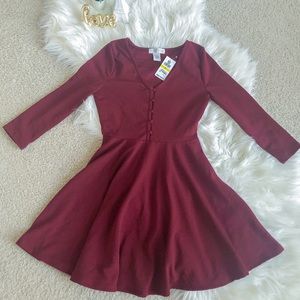 New Planet Gold Skater Dress